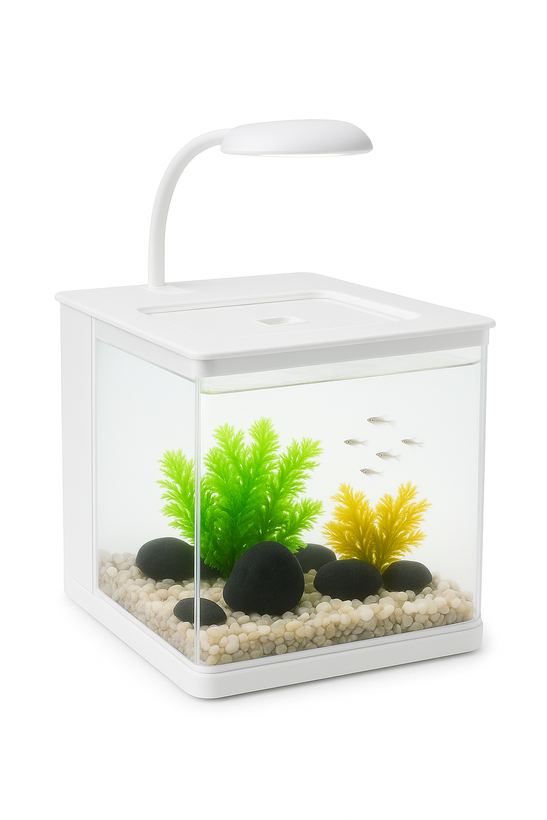 آکواریوم دلسا مدل K185 – طراحی لوکس با نور LED و فیلتراسیون پنهان | نئو آکواریم