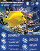 پولکی گیاهی سیکلید اوشن نوتریشن Cichlid Vegi Flake – غذای گیاهی مخصوص سیکلیدها